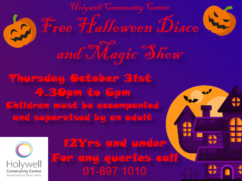 Free Halloween Disco and Magic Show!