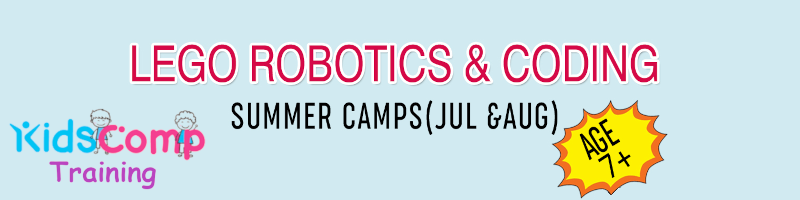 KidsComp – Computer Coding and Lego Robotics – July 21st to 25th